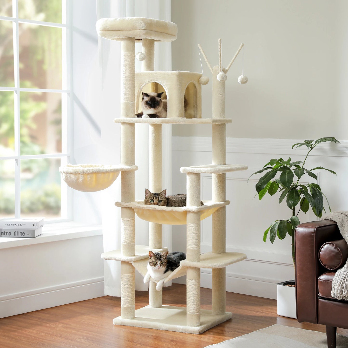 Large Cat Tower for Indoor Cats