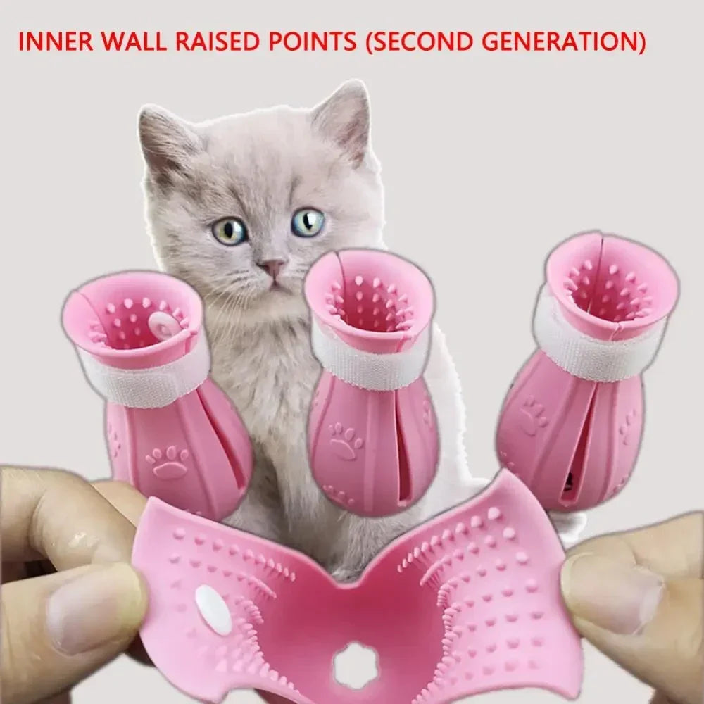 Multifunctional Cat Foot Cover Claw Protection