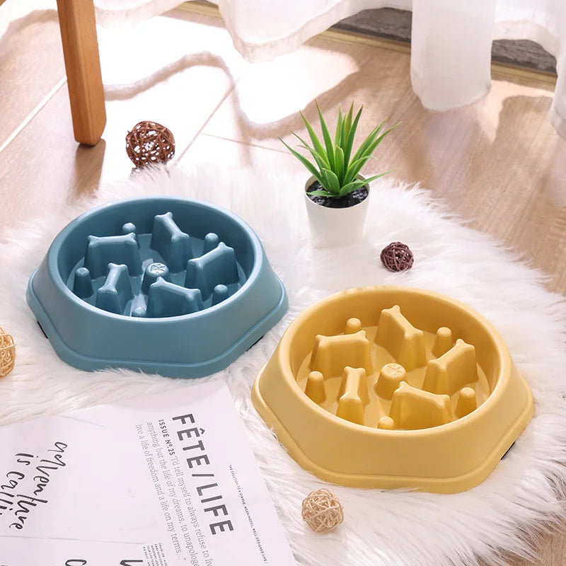 Dog anti-choking food bowl