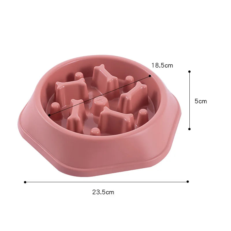 Dog anti-choking food bowl