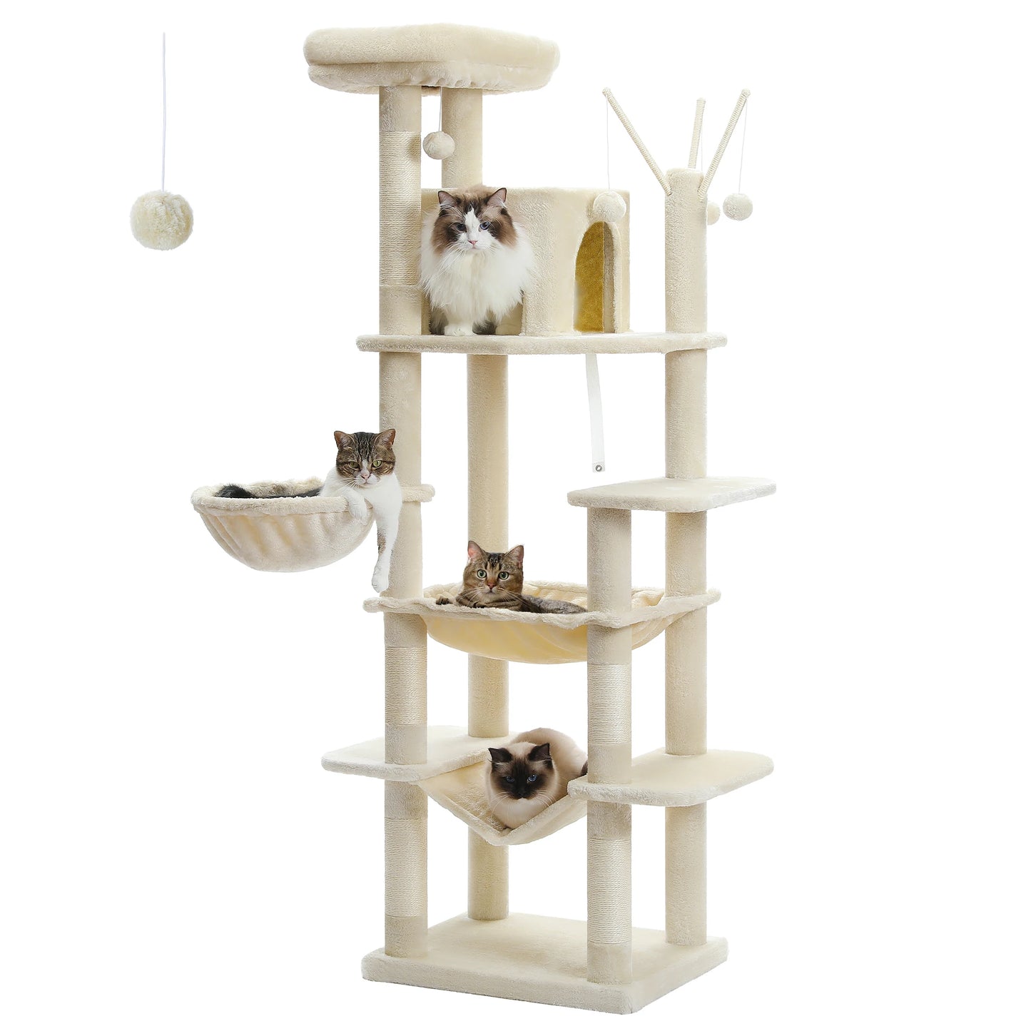 Large Cat Tower for Indoor Cats