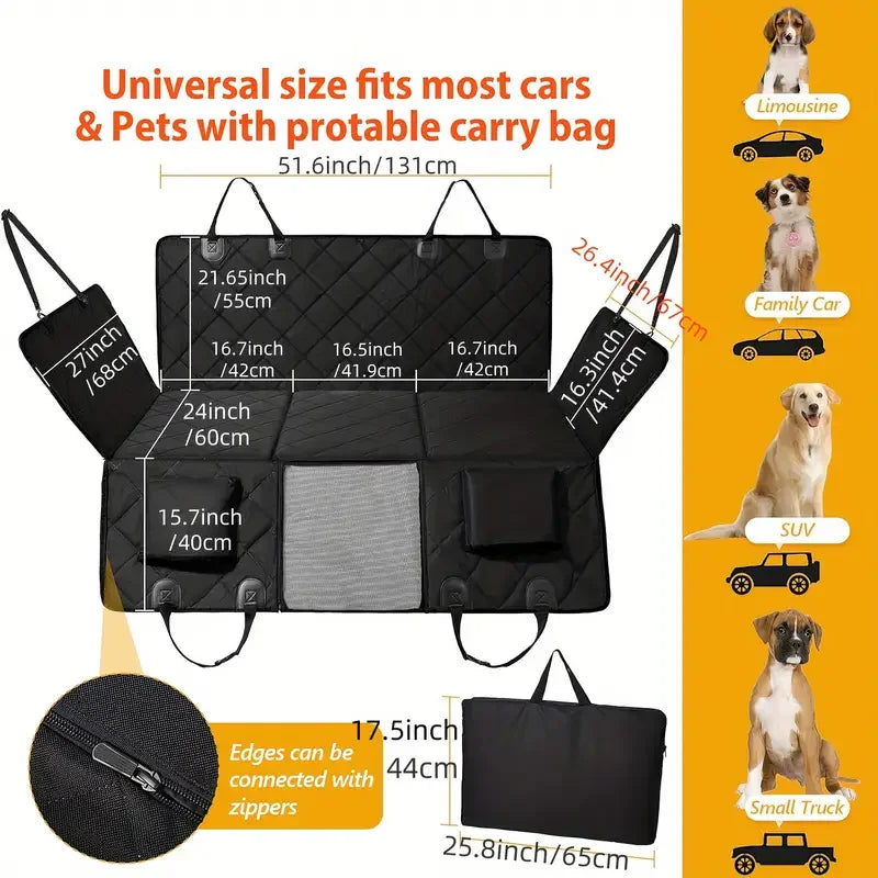 Ultimate Waterproof Dog Car Seat Cover