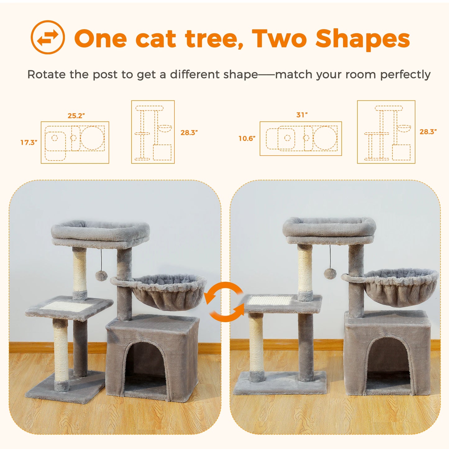 Cat Tree Cat Tower for Indoor Cats