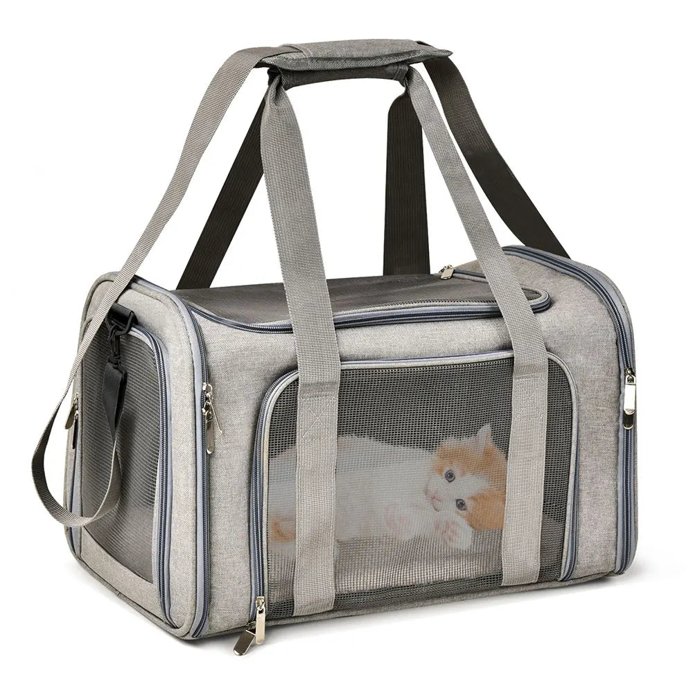 Pet Carrier Bag Soft Side Backpack