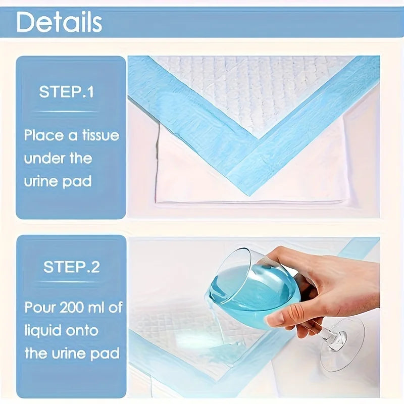 100 17.7"x13" inch 6-layer protective structure Disposable absorbent dog training pads