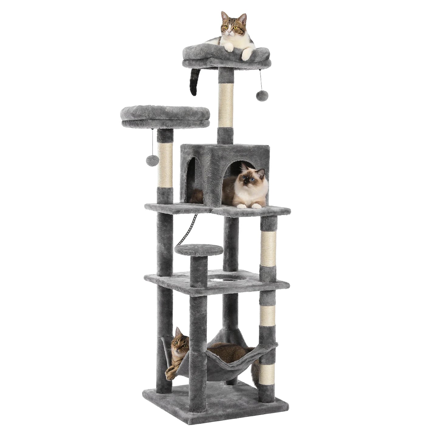 Large Cat Tower for Indoor Cats