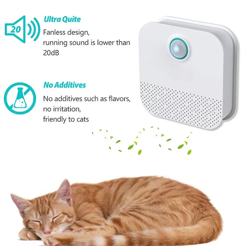 Smart Cat Odor Purifier for Cats Litter Box Deodorizer