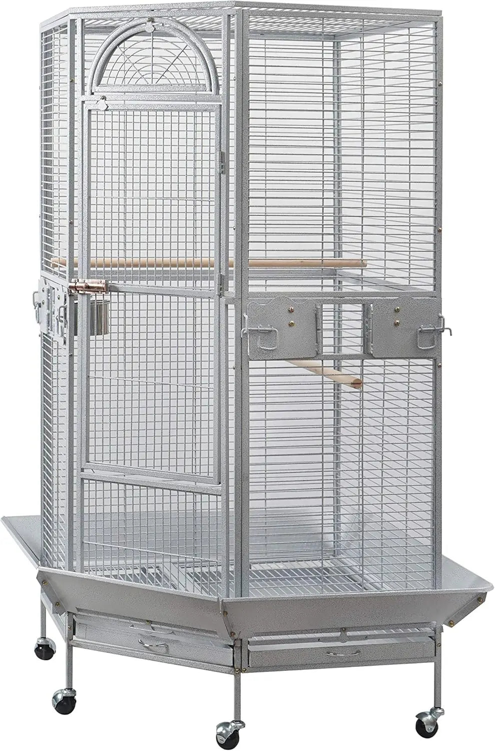 Corner Bird Cage - Space Saving