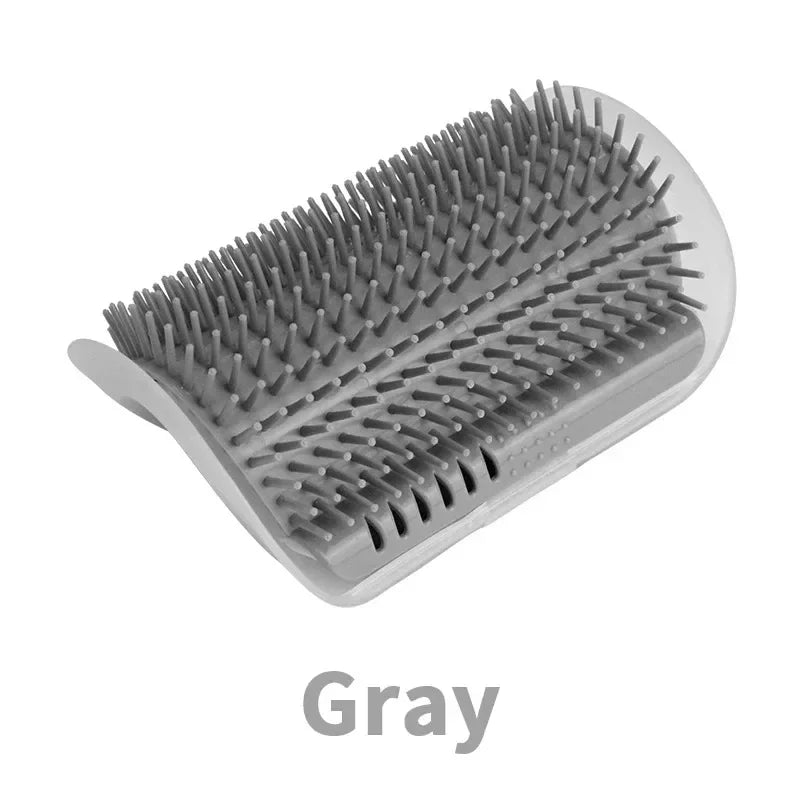 Cat Grooming and Accessory Products: Self-Grooming Wall Brushes, Corner Scrapers and Styling Tools