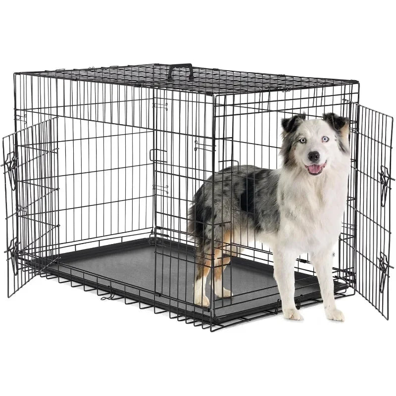 Double Door Folding Wire Cage