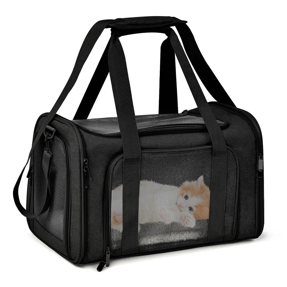 Pet Carrier Bag Soft Side Backpack