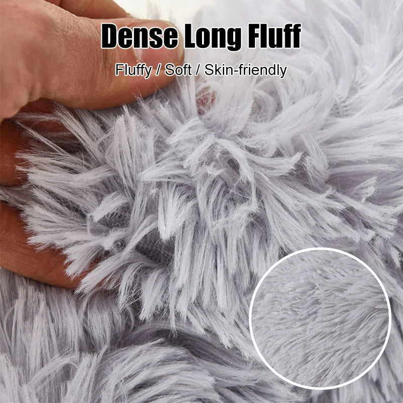 40-100cm Fluffy Pets Bed Super Warm and Soft