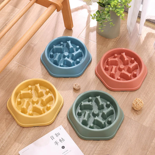 Dog anti-choking food bowl