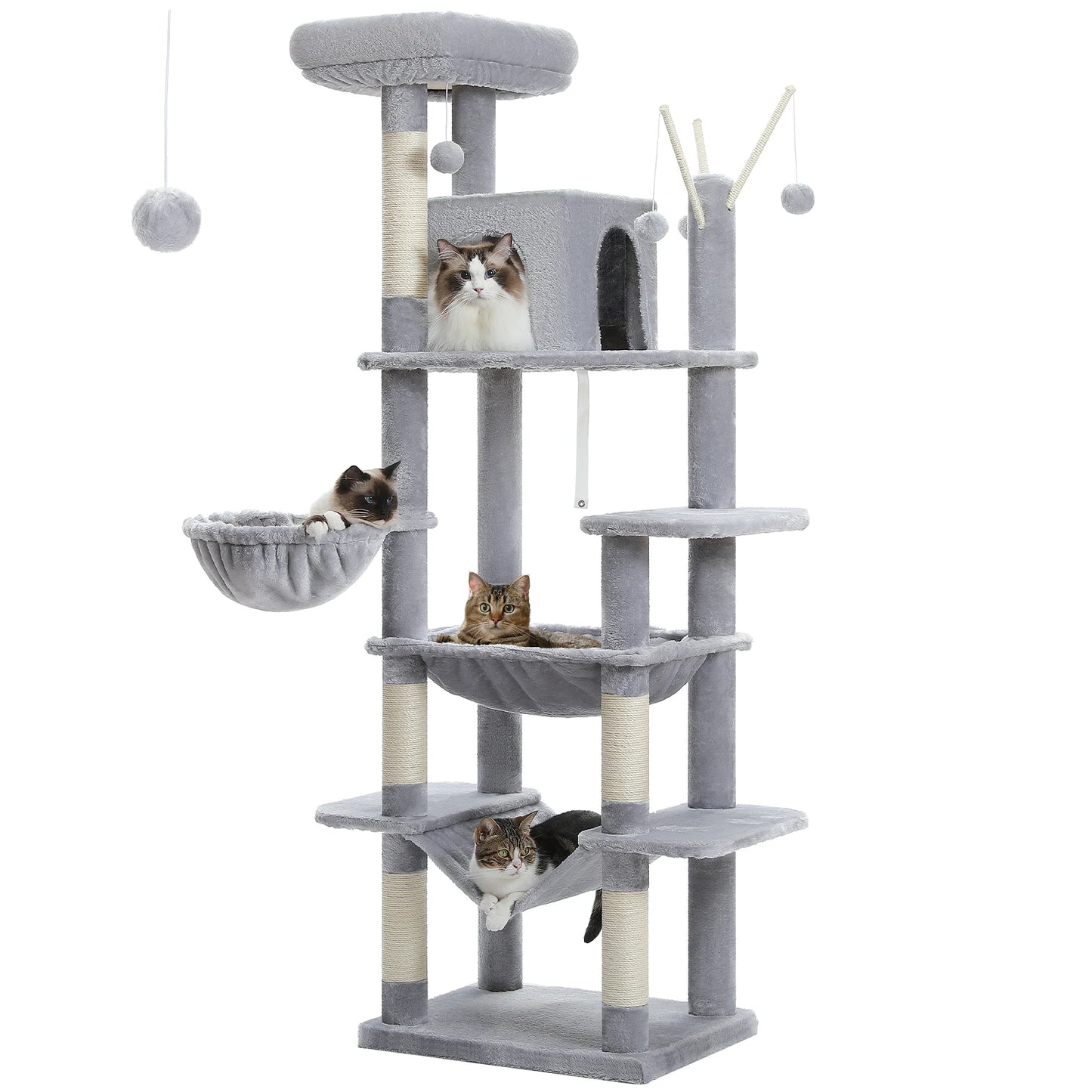 Large Cat Tower for Indoor Cats