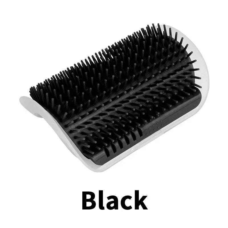 Cat Grooming and Accessory Products: Self-Grooming Wall Brushes, Corner Scrapers and Styling Tools