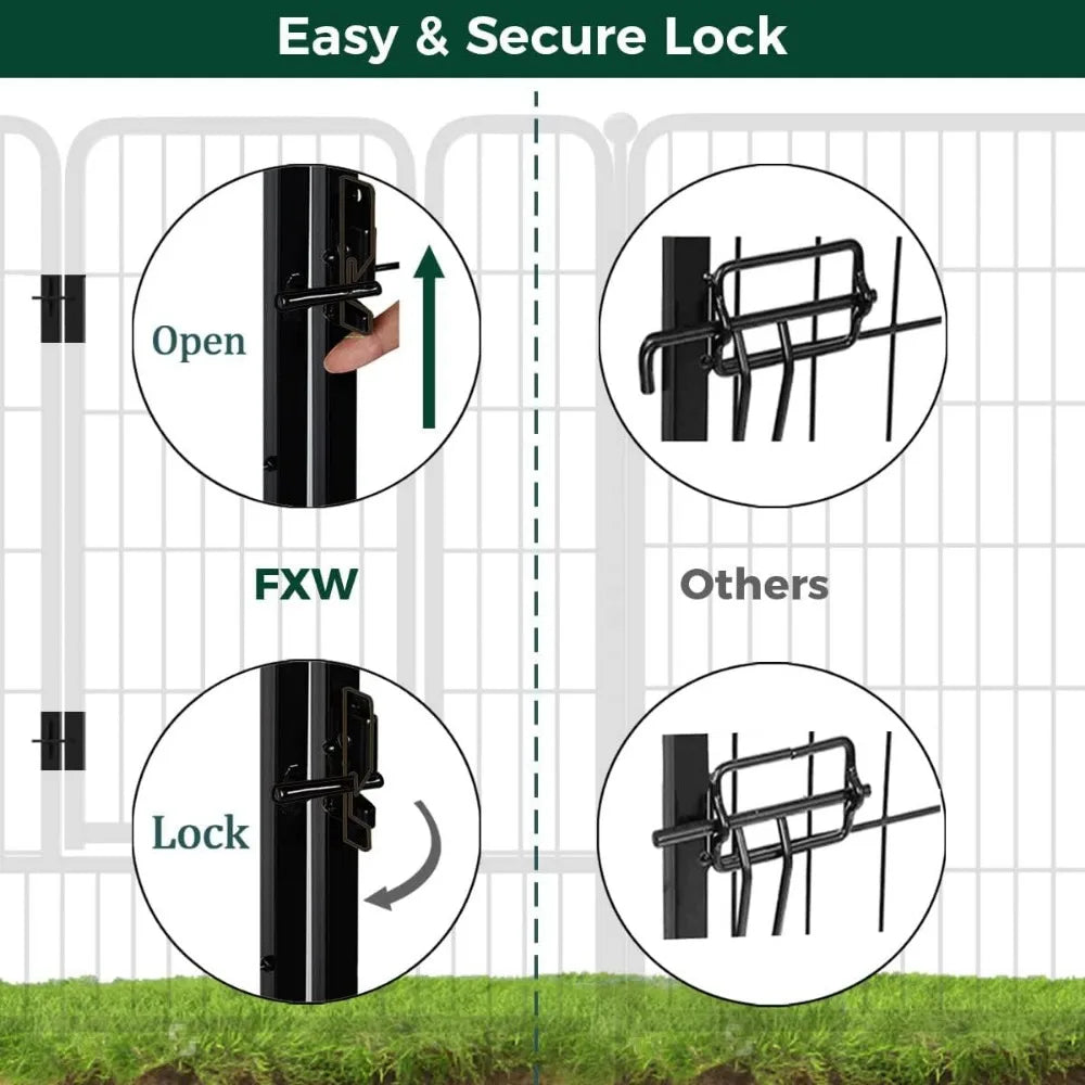 Outdoor fence playpen