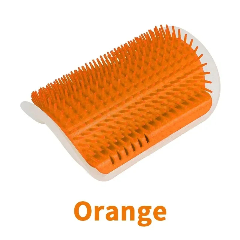 Cat Grooming and Accessory Products: Self-Grooming Wall Brushes, Corner Scrapers and Styling Tools