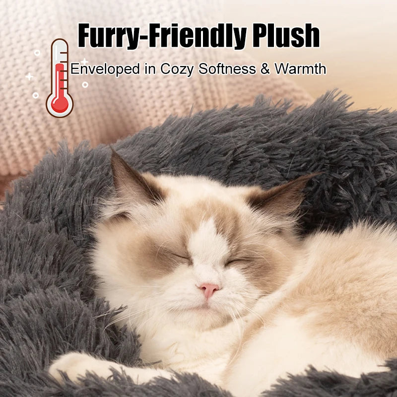 40-100cm Fluffy Pets Bed Super Warm and Soft