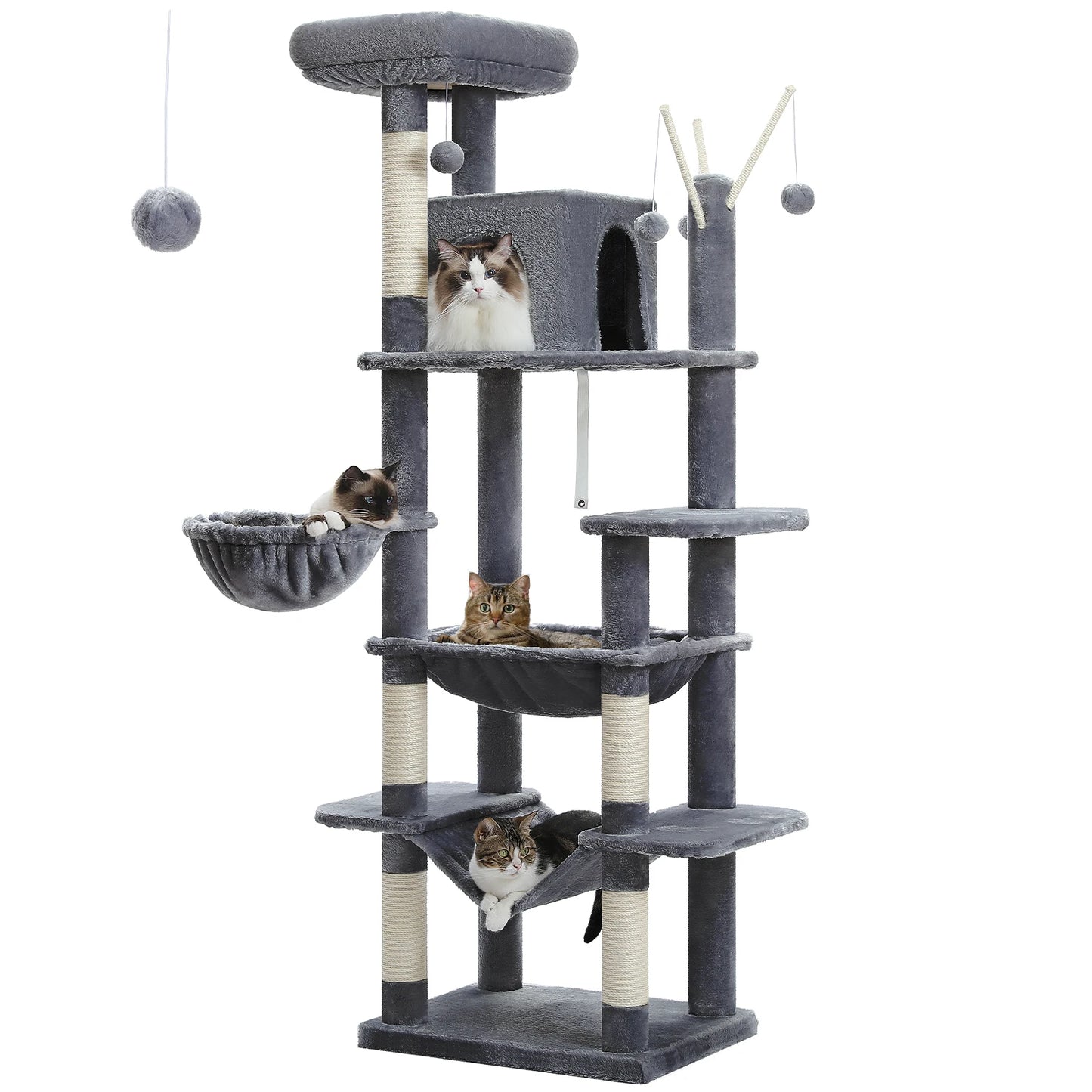 Large Cat Tower for Indoor Cats