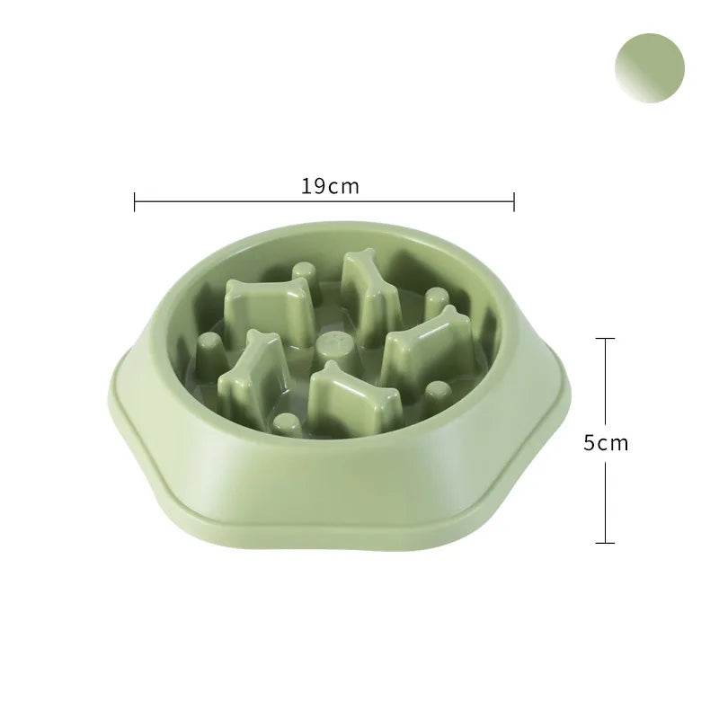 Dog anti-choking food bowl