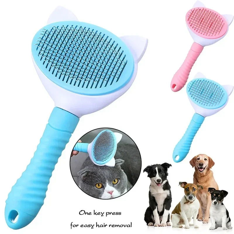 High Quality Self cleaning Brush for Dogs and Cats