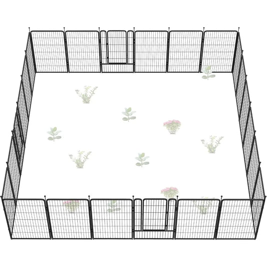 Outdoor fence playpen