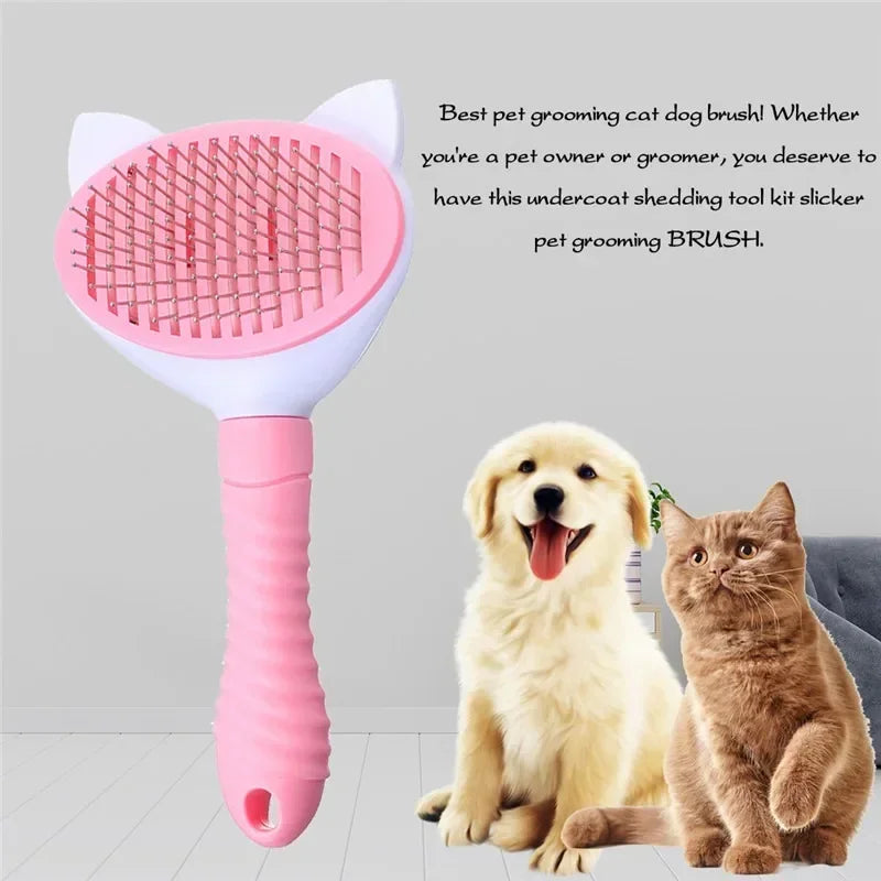 High Quality Self cleaning Brush for Dogs and Cats